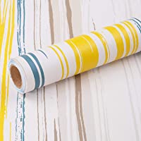 Papel Adhesivo para Muebles Vistoso Raya 45cmX3m Papel Pintado Vinilo Pegatina para Muebles Cocina Impermeable…